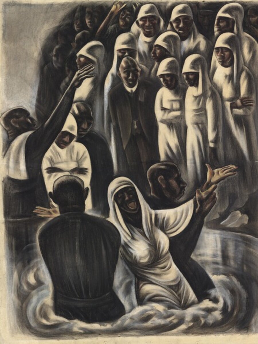 Alabama Negro Baptism.