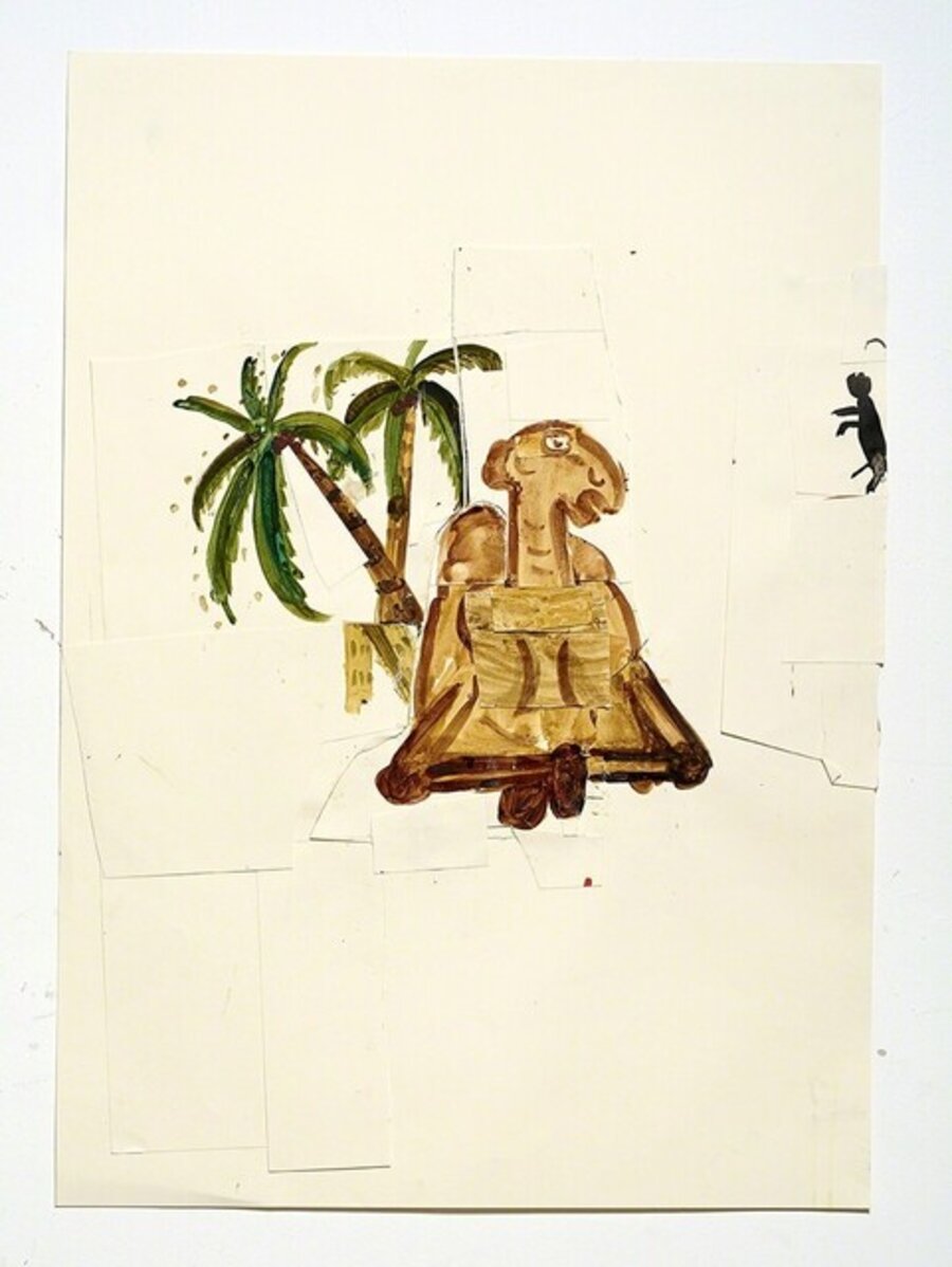 Camel and monkey