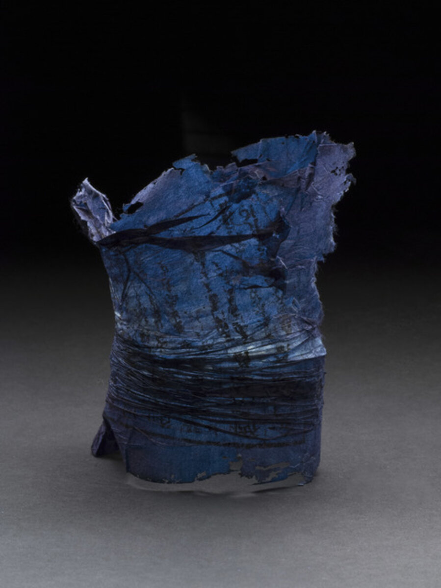 Indigo Shiwa Shiwa (wrinkle wrinkle) no. 2