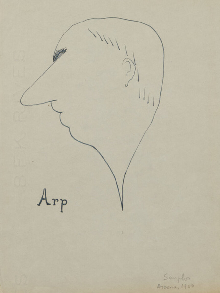 Portrait de Hans Arp