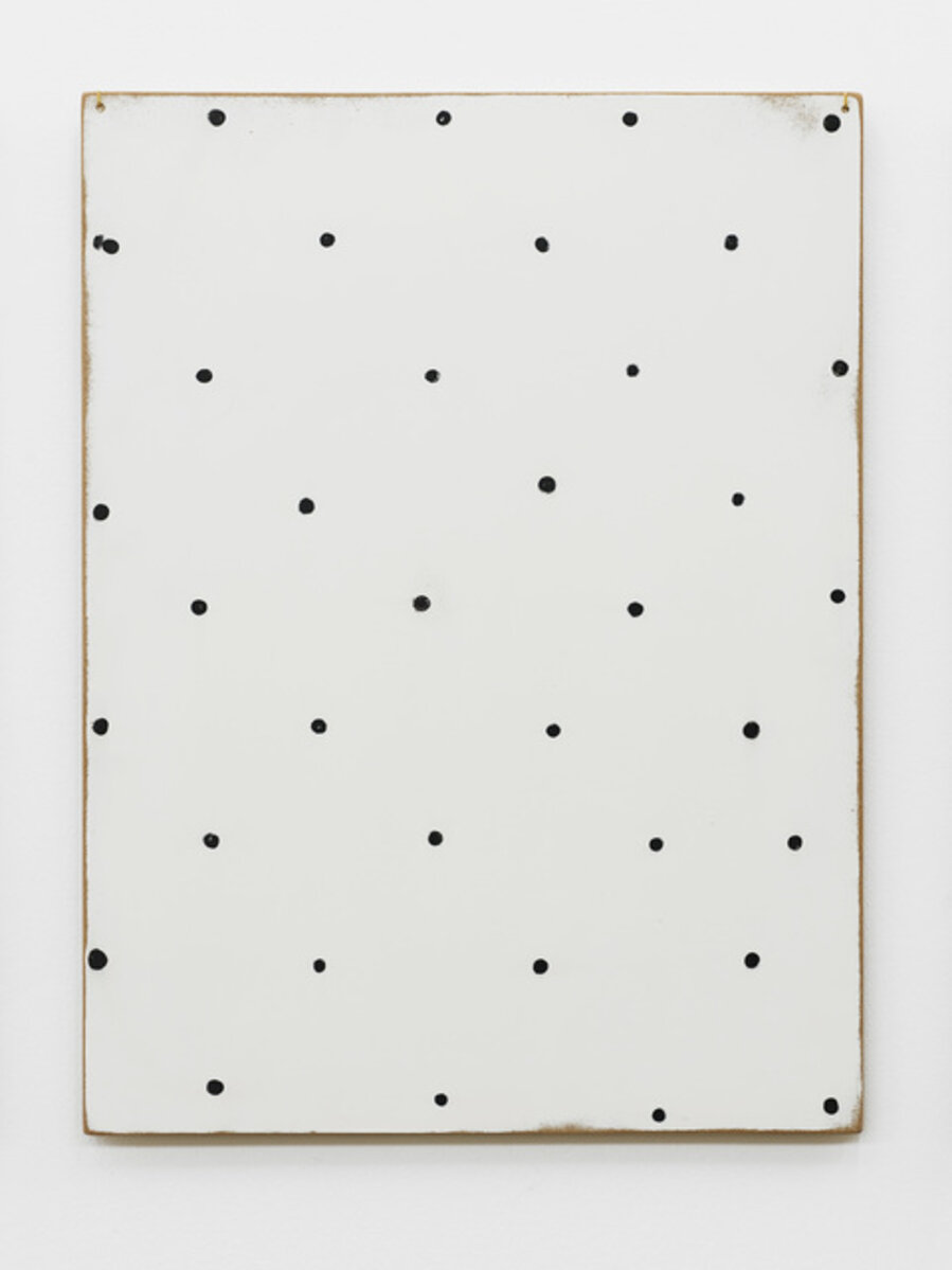 Thoughts collected on the surface of a panel (these thirty-six points are a field of thought)