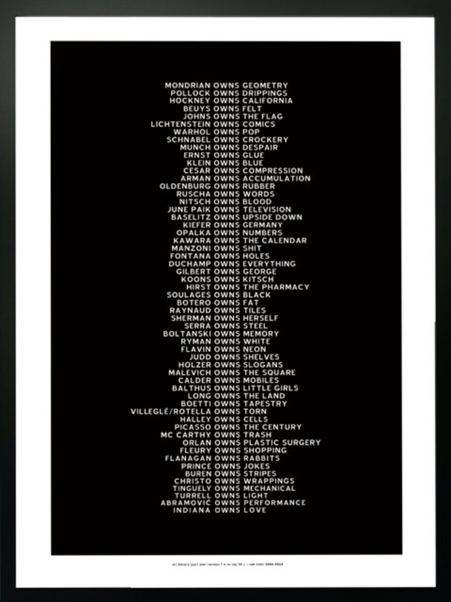 Art History (part 1/version f => no top 50)