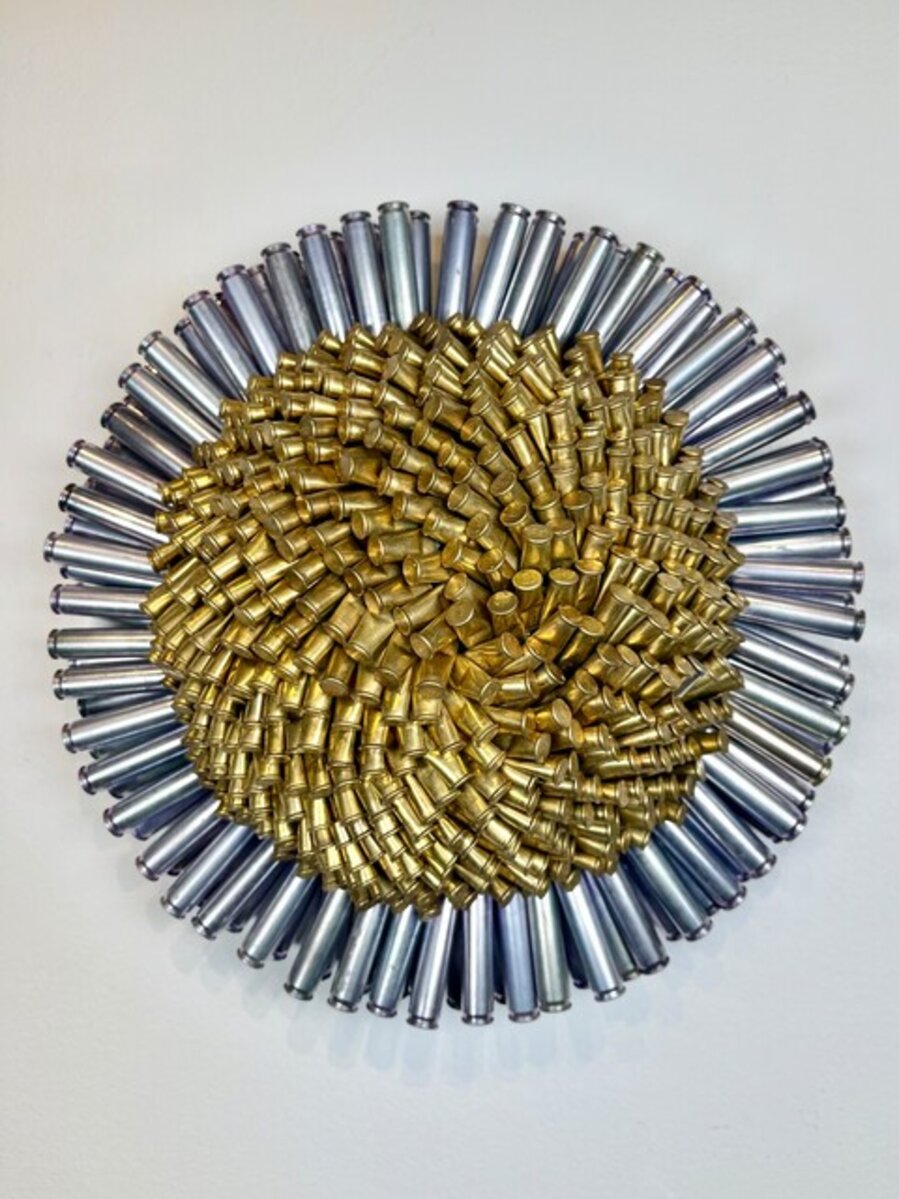 Silver/Brass Bullet Flower