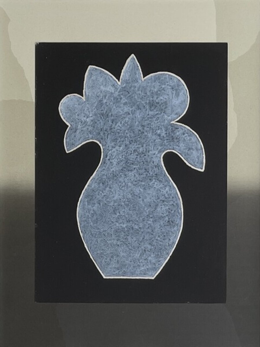 Grey Flower Vase