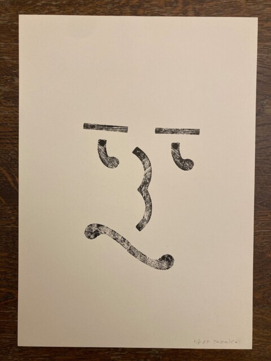 Untitled (Handstamped Drawing)