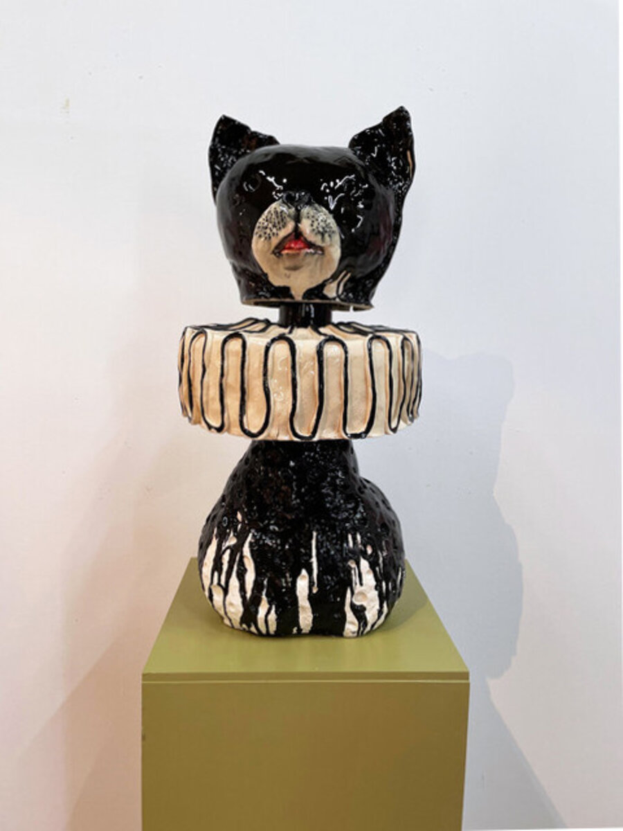 Royal black cat