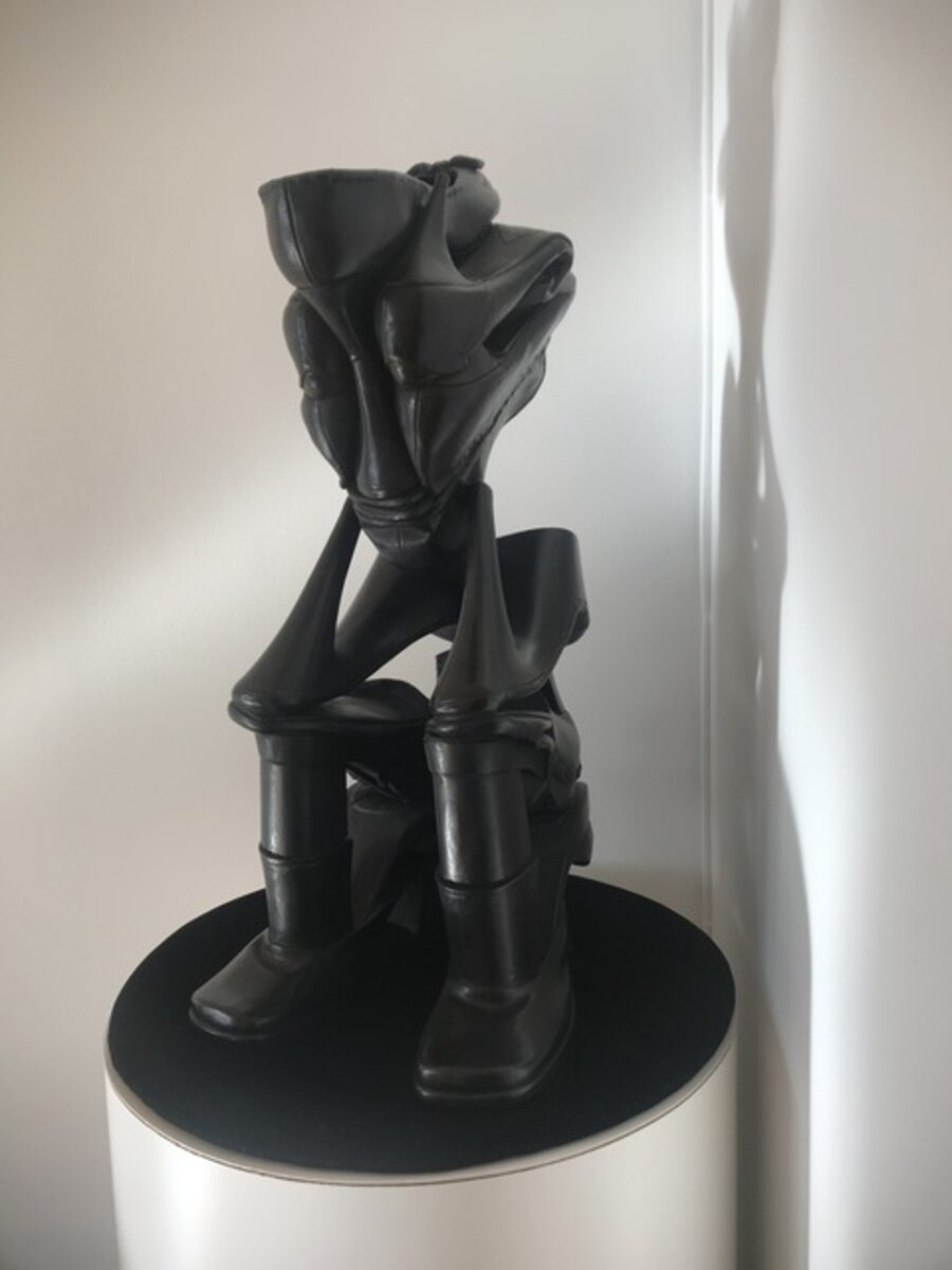 The Worrier (Warm Black Patina)