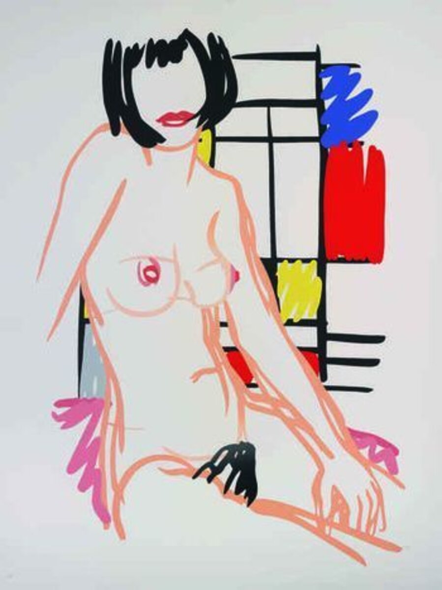 Monica Sitting with Mondrian
