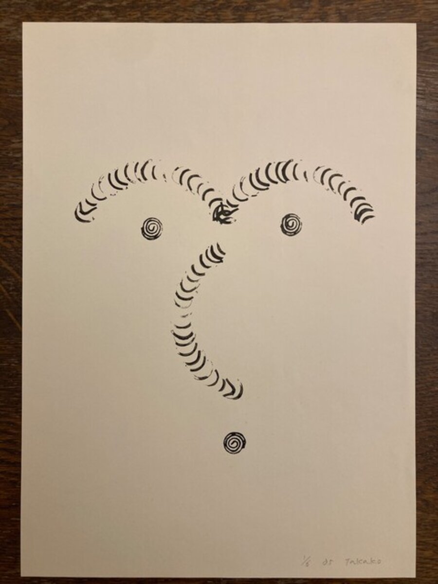 Untitled (Handstamped Drawing)
