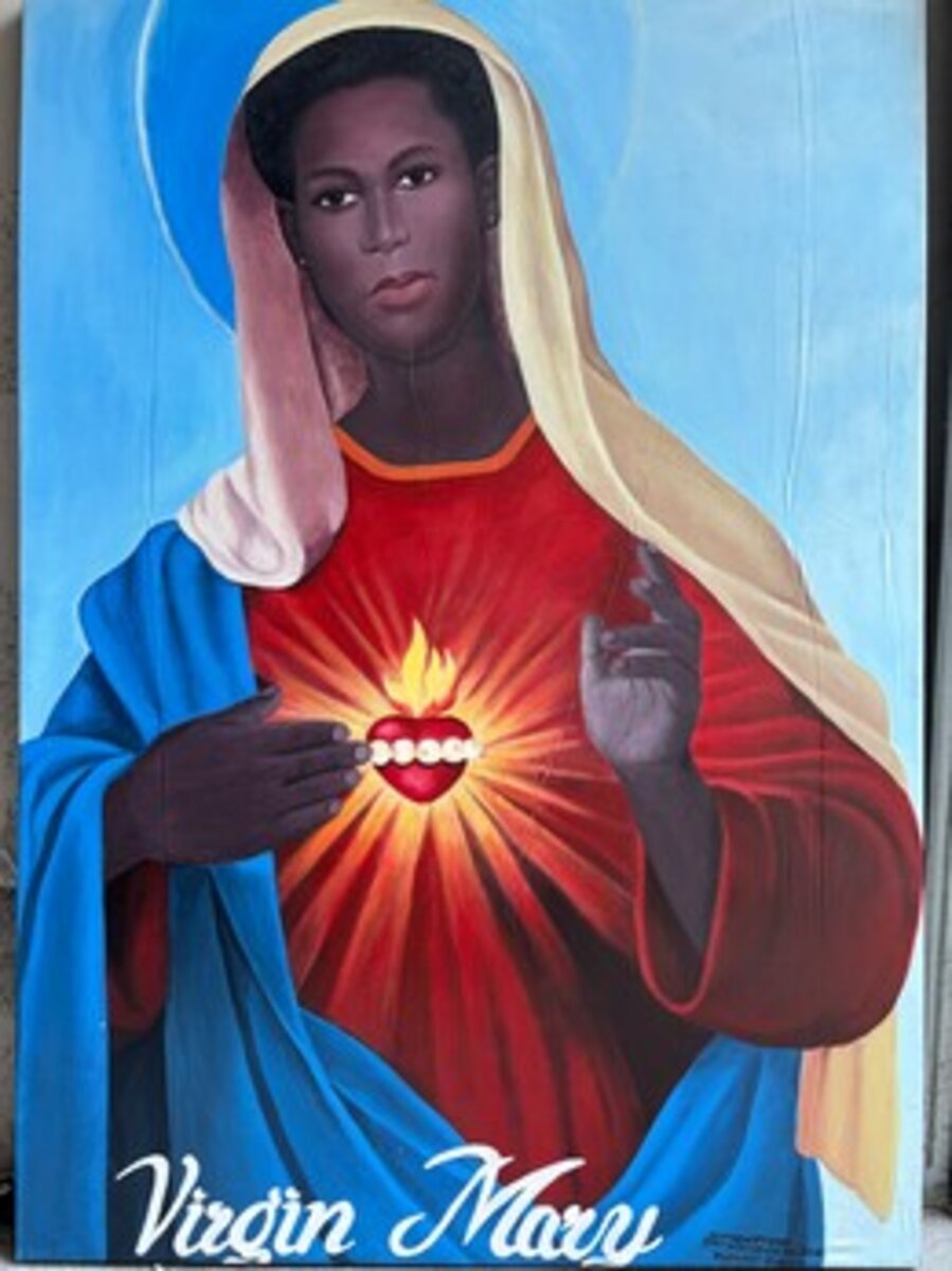 Holy Mary was black