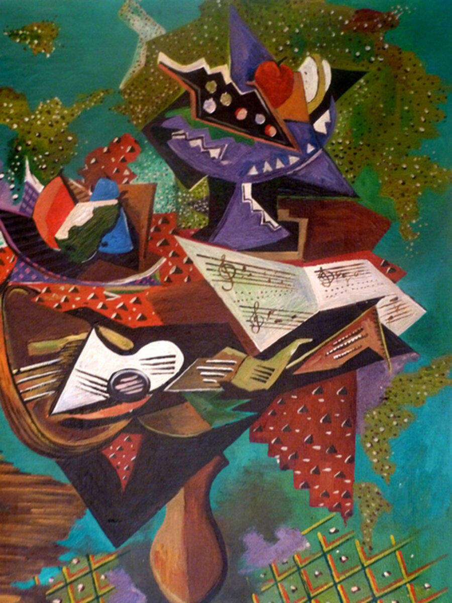 Still Life with Guitar and Gueridon