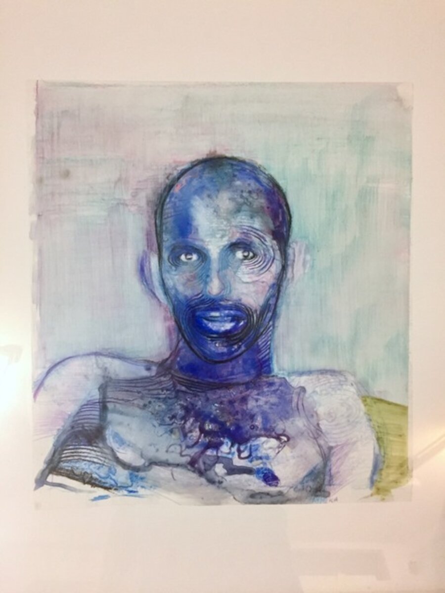 Blue Portrait
