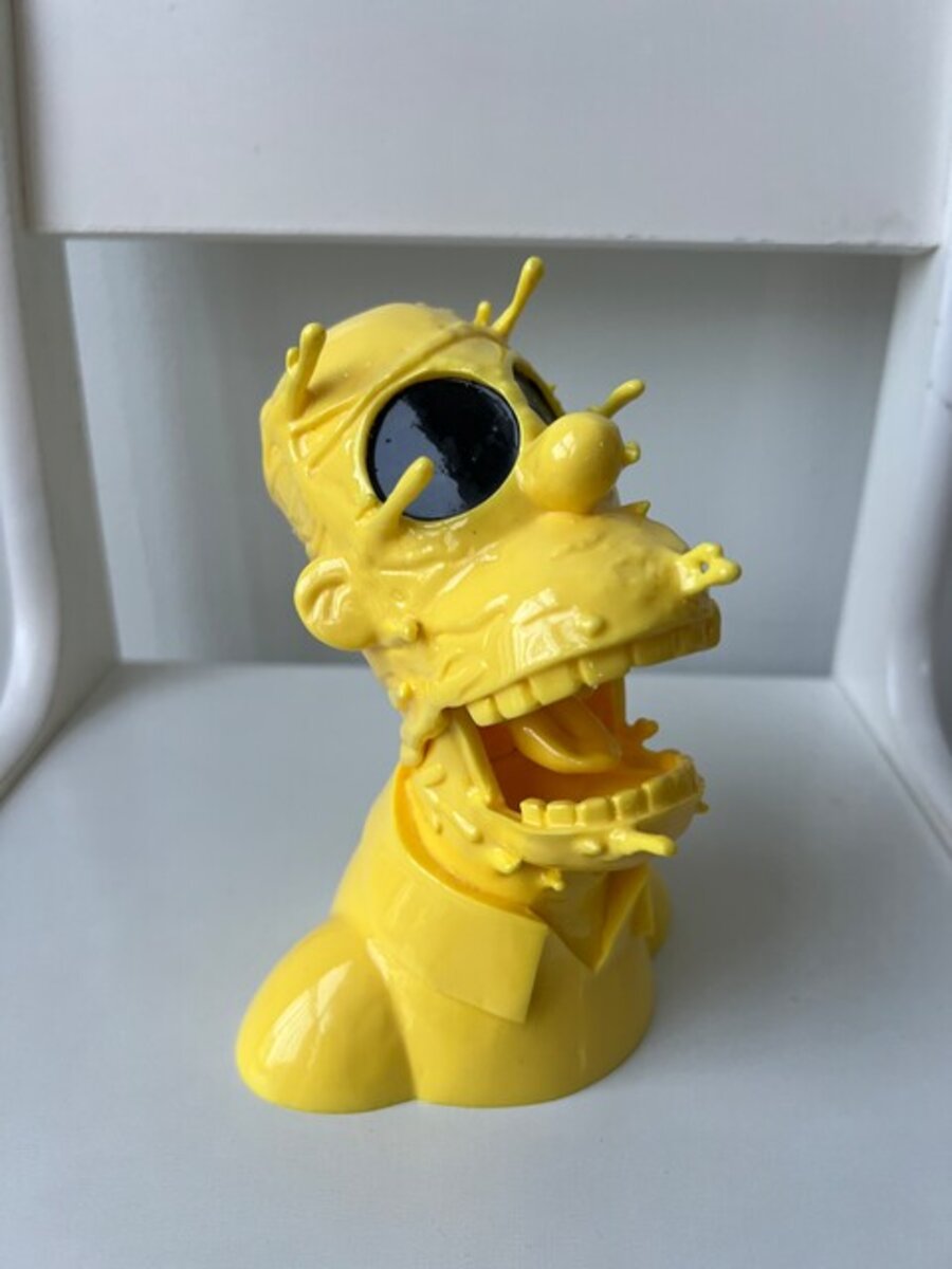 Deconstructed Homer Yellow