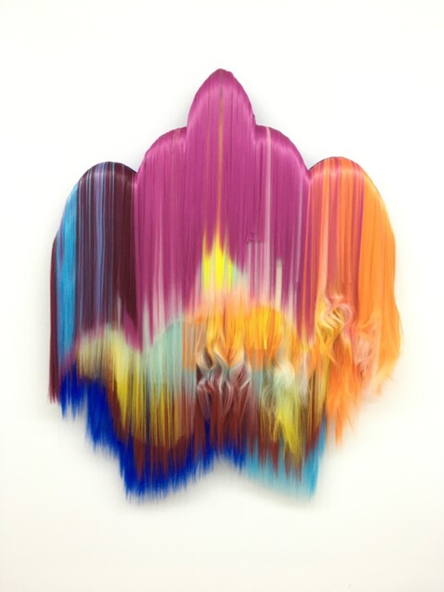 Untitled (electric blue/violet/orange)