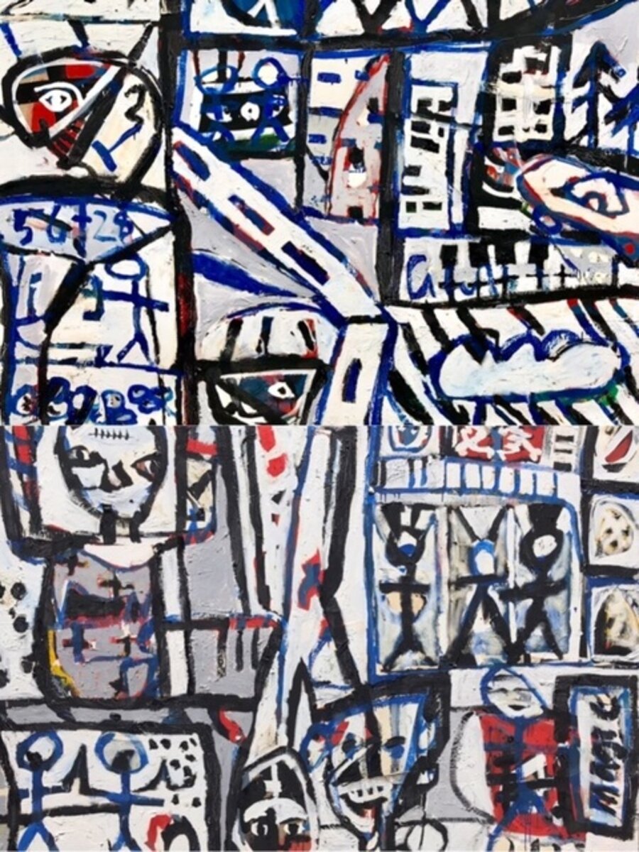 On the Street (Diptych)
