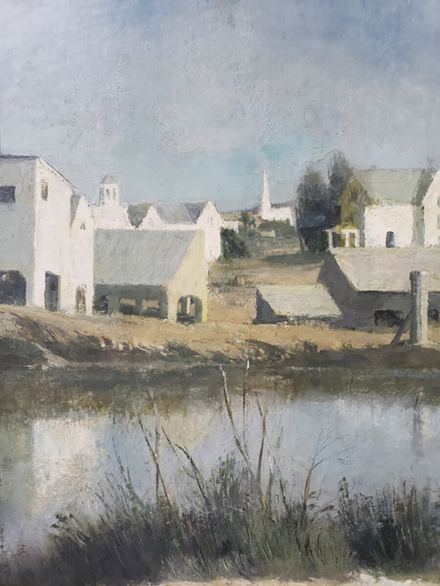 Vermont Barns - Neutral Monochromatic Study in Grays