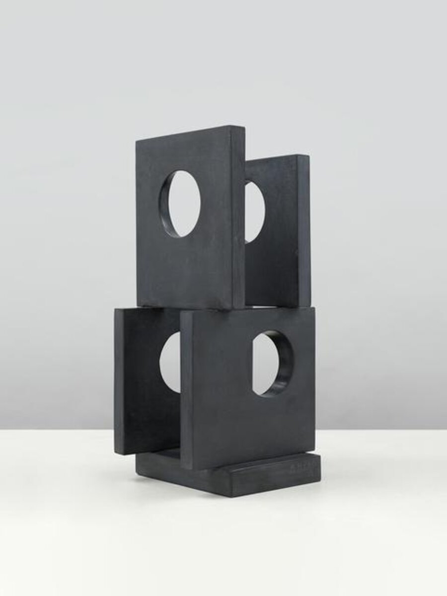 Maquette for Large Sculpture: Four-Square (Four Circles)