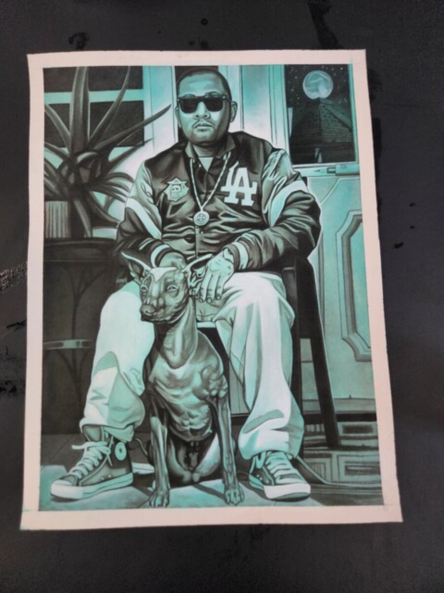 Un Cholo con Su Xolot