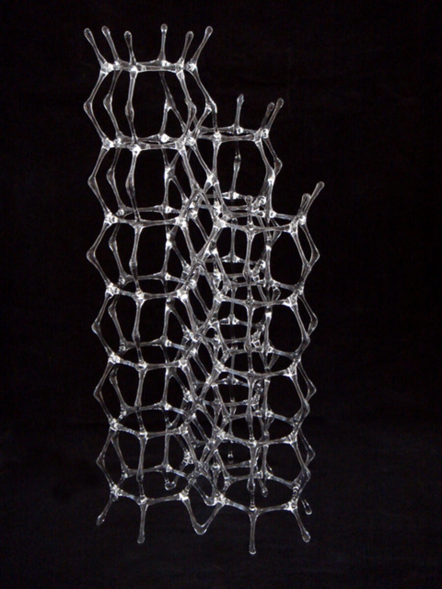 Network (between crystals)