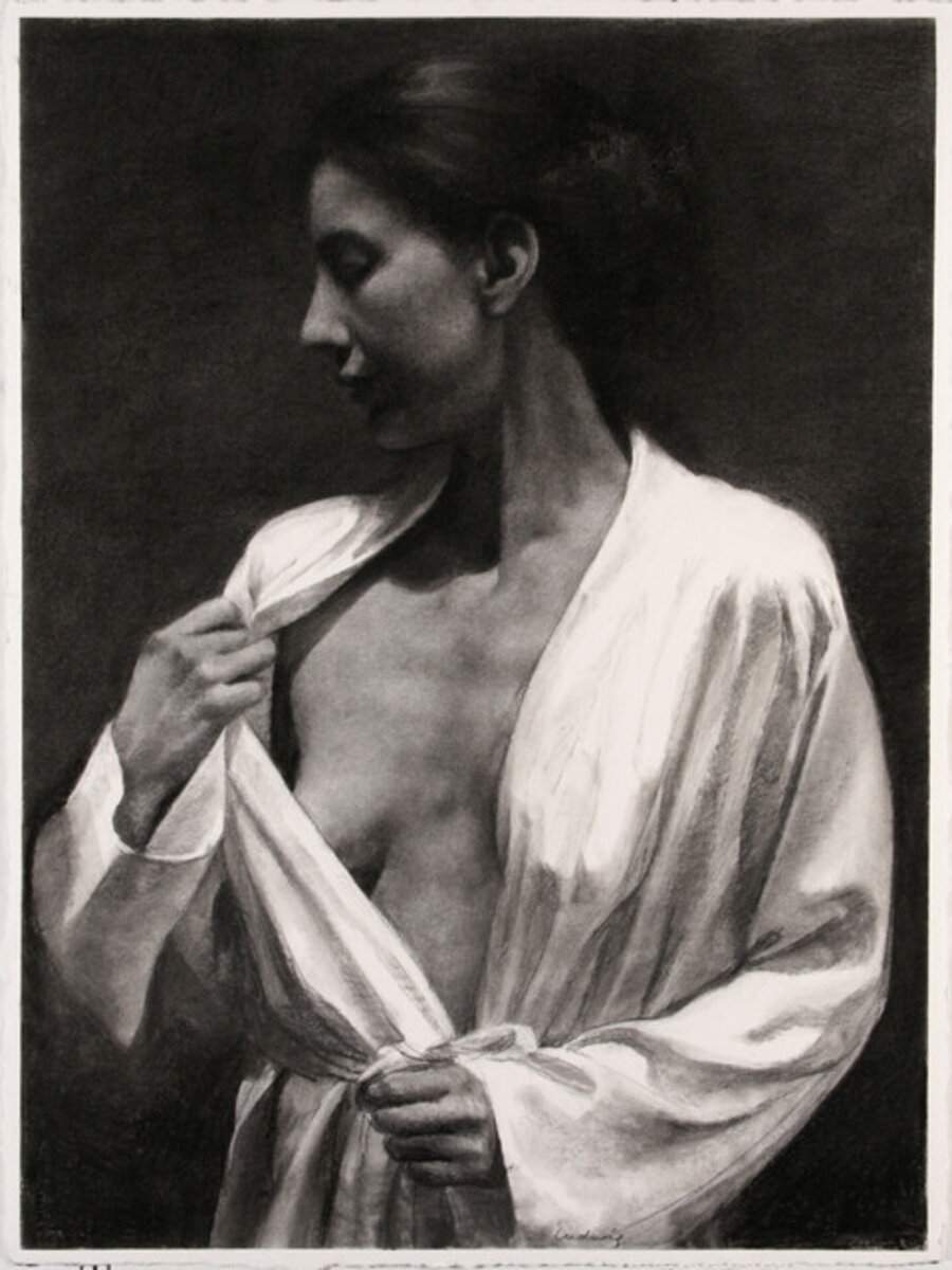 Woman with White Robe