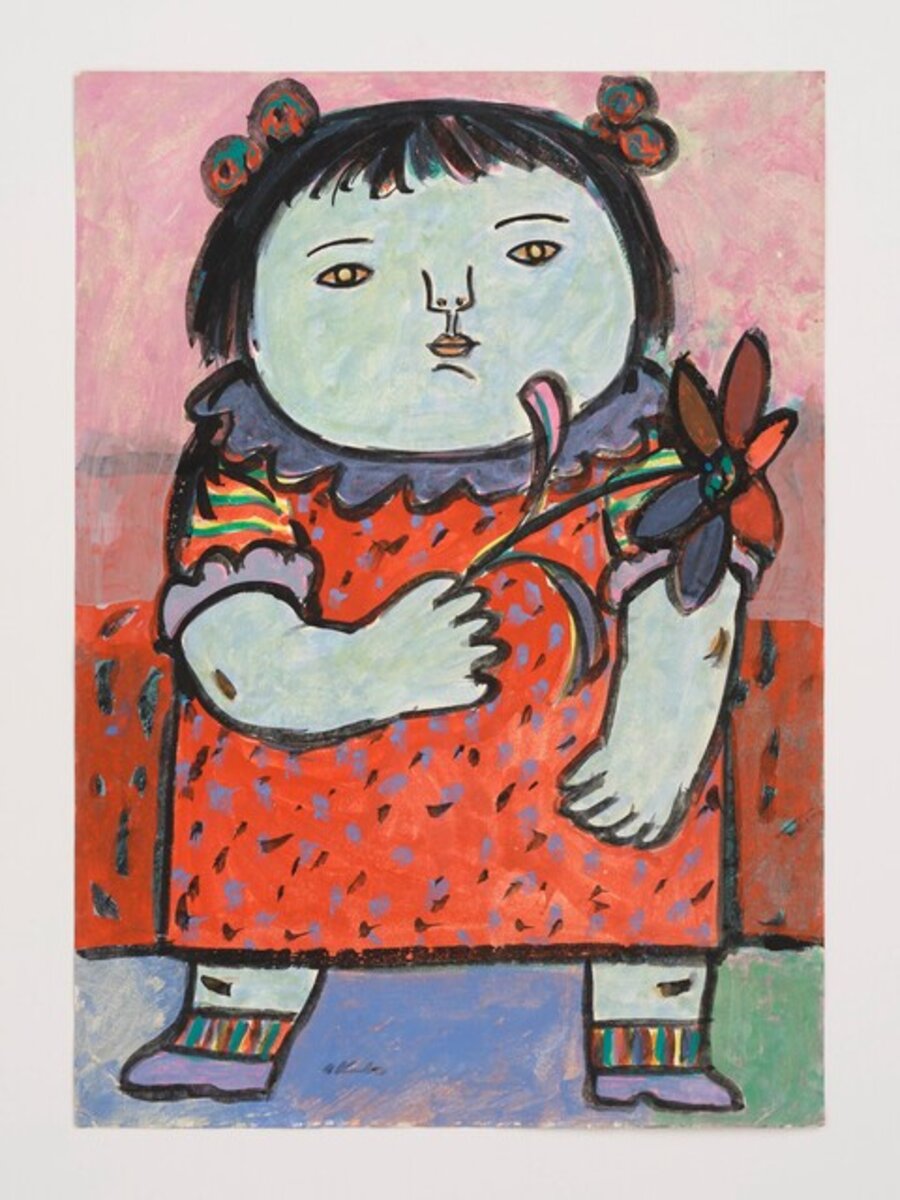 Untitled (Girl with Flower)