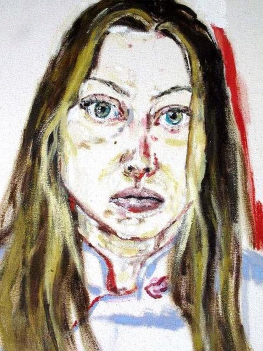 Portrait of a Woman, Large Oil Painting, Ahn Duong