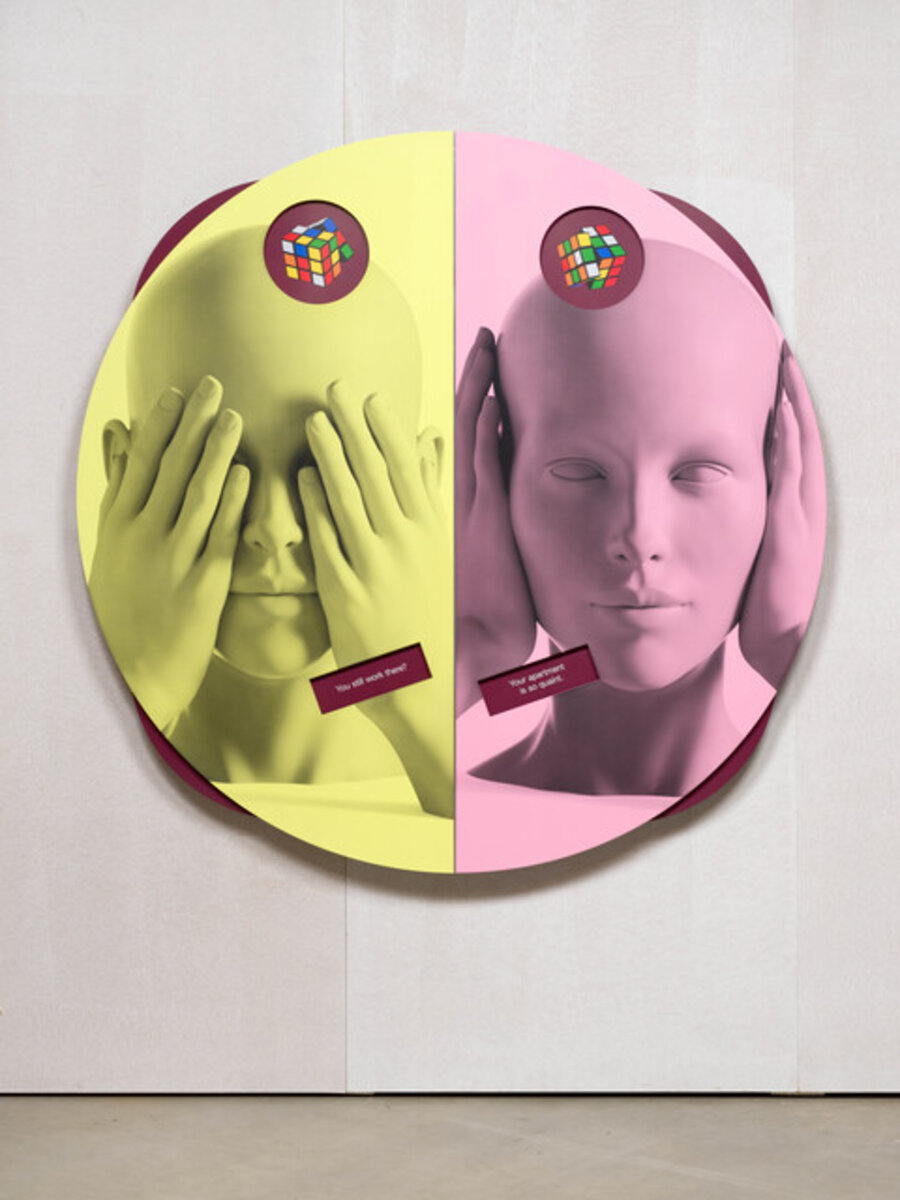 Wheel of Foot in Mouth No. 2 (Rubik's Early Work)