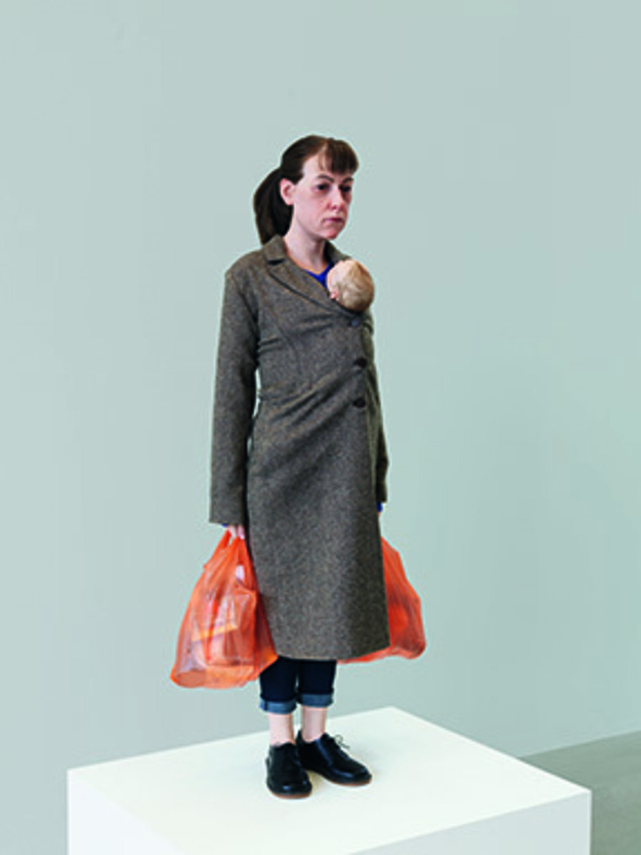Woman with Shopping,
