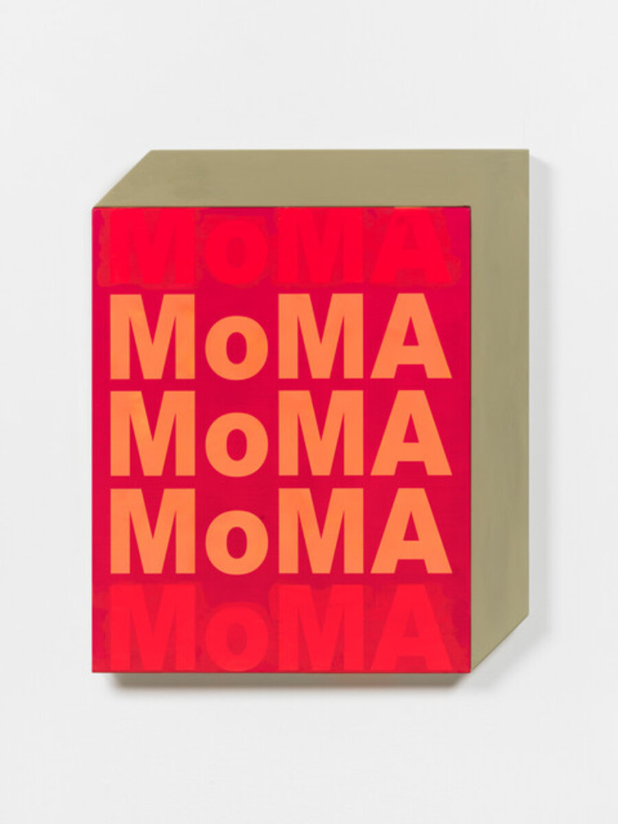 Partially Overpainted MoMA with Cathedral Coloured Shadow