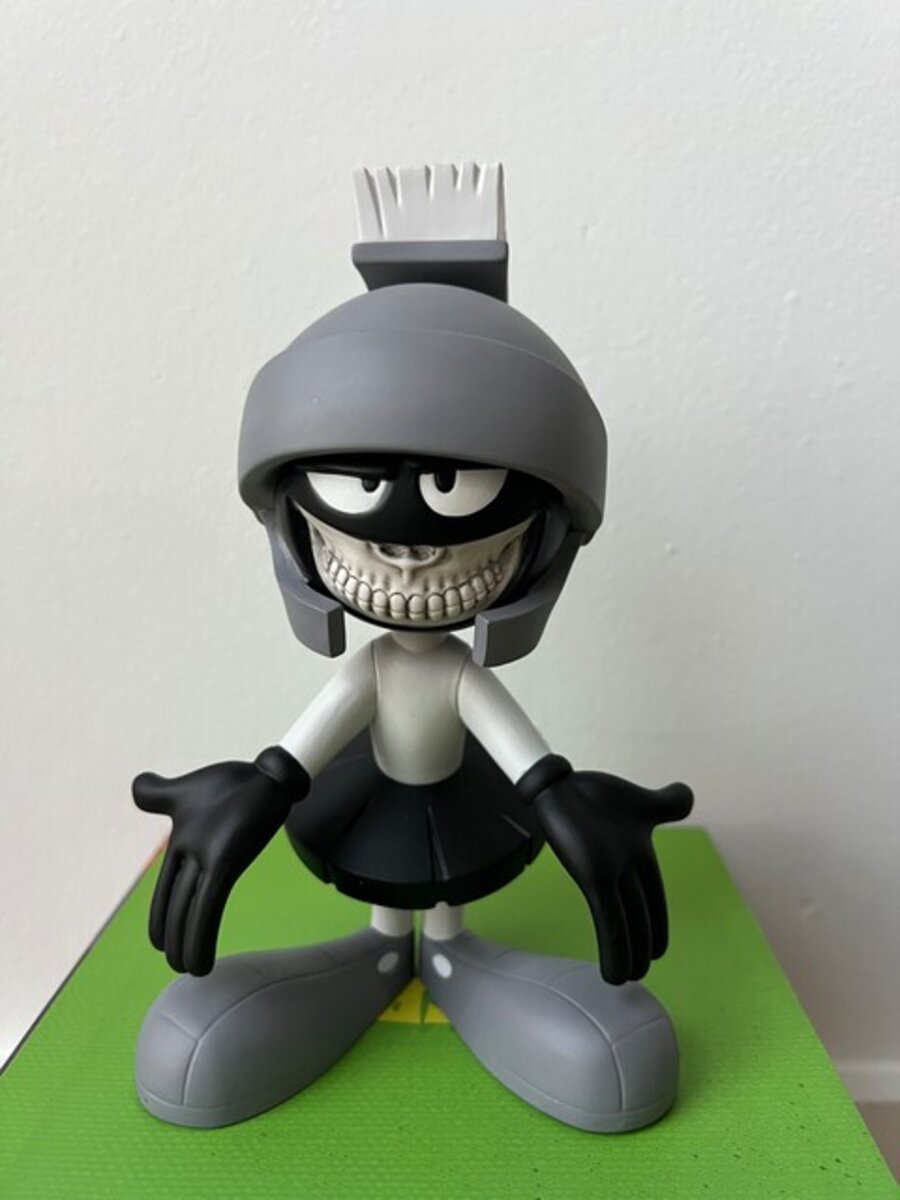 Marvin the Martian Grin Mono ( signed )