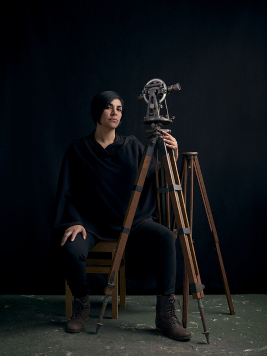Portrait of Woman with Theodolite II