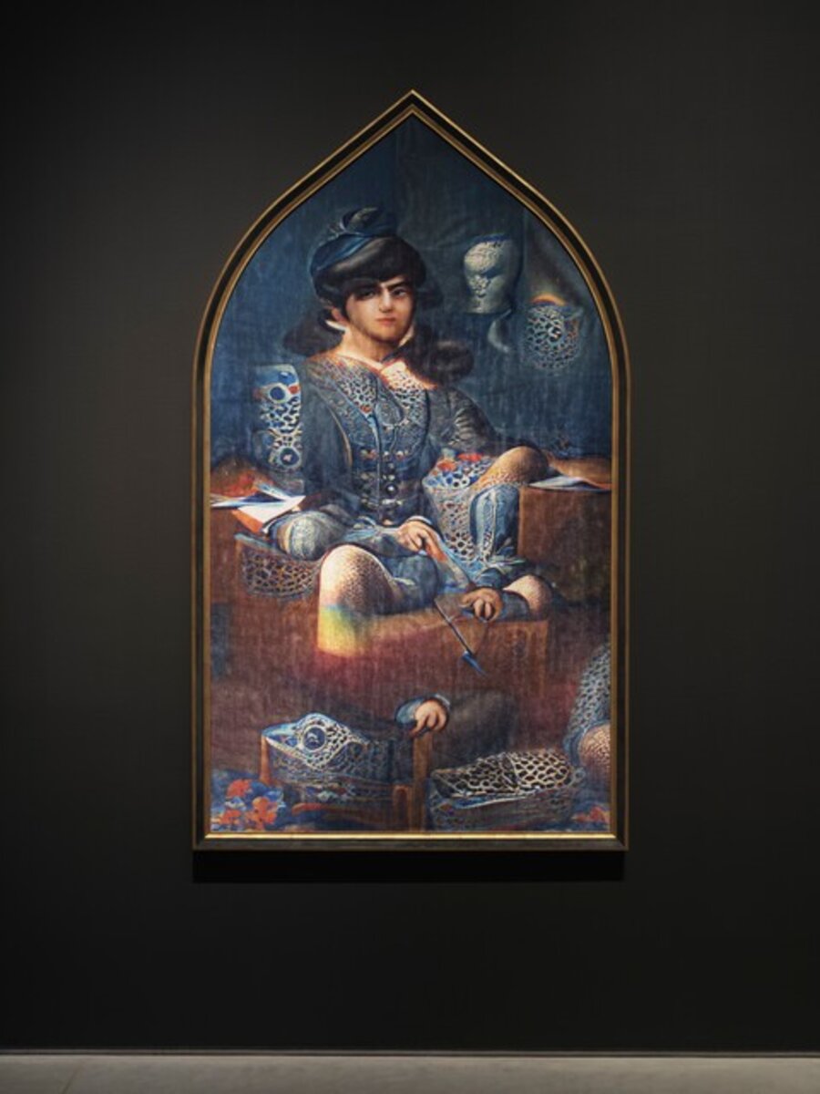 ماه طلعت (Moon-Faced) Velvet Fragments I