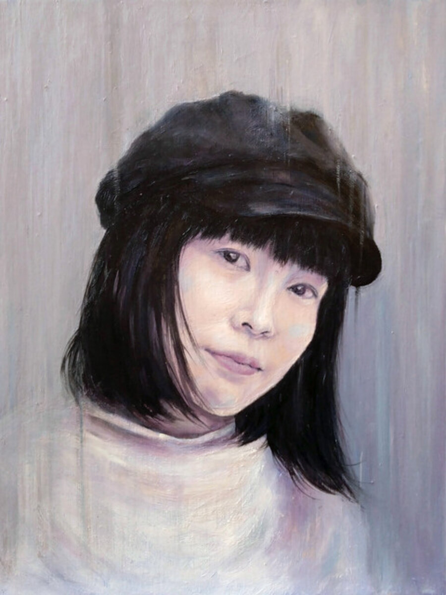 Self Portrait in rain
