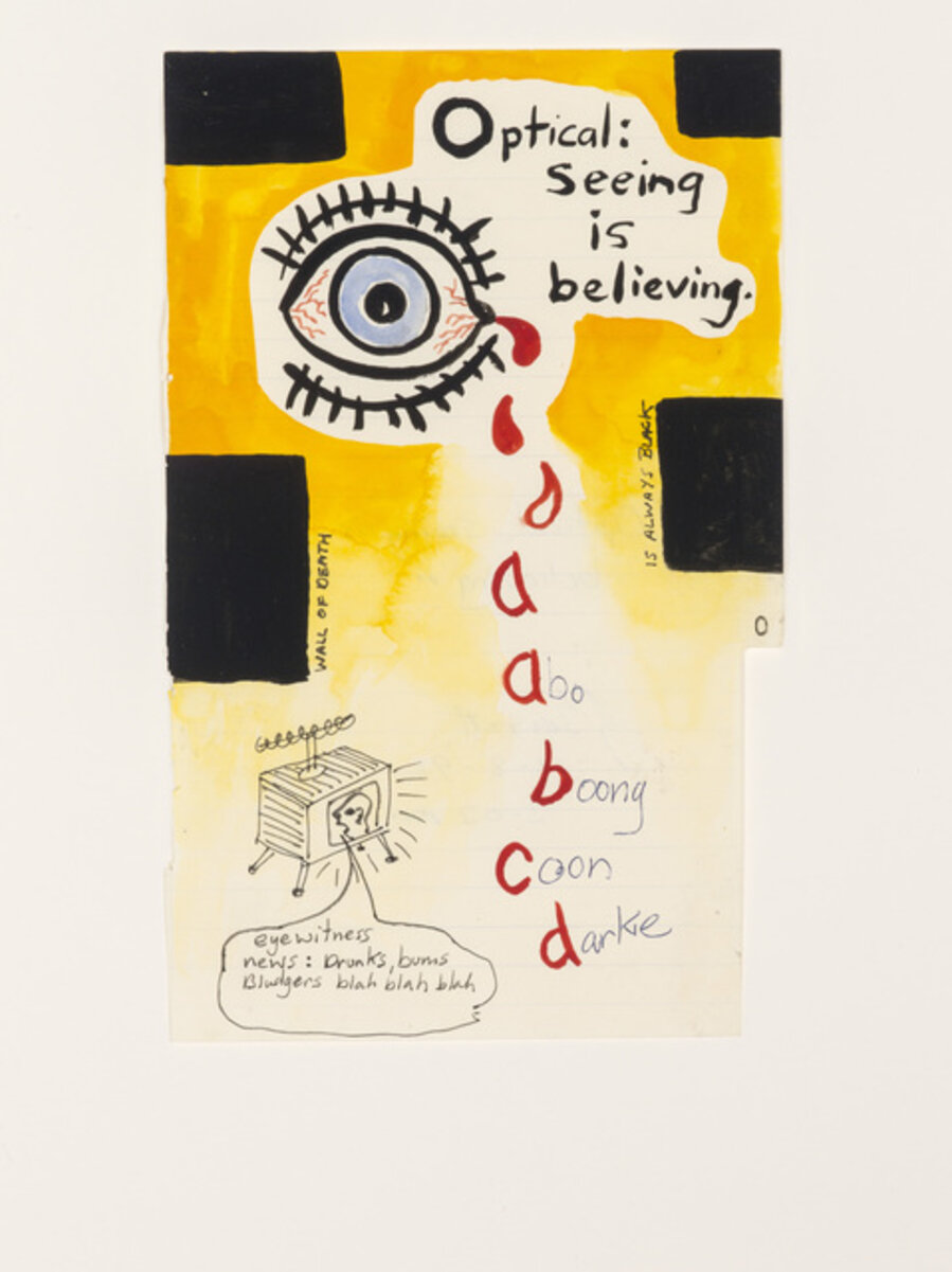 Notepad Drawings: Optical: Seeing is Believing