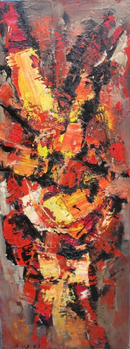 Frank Avray Wilson, ‘FAW808 - Abstract in Red’, 1961