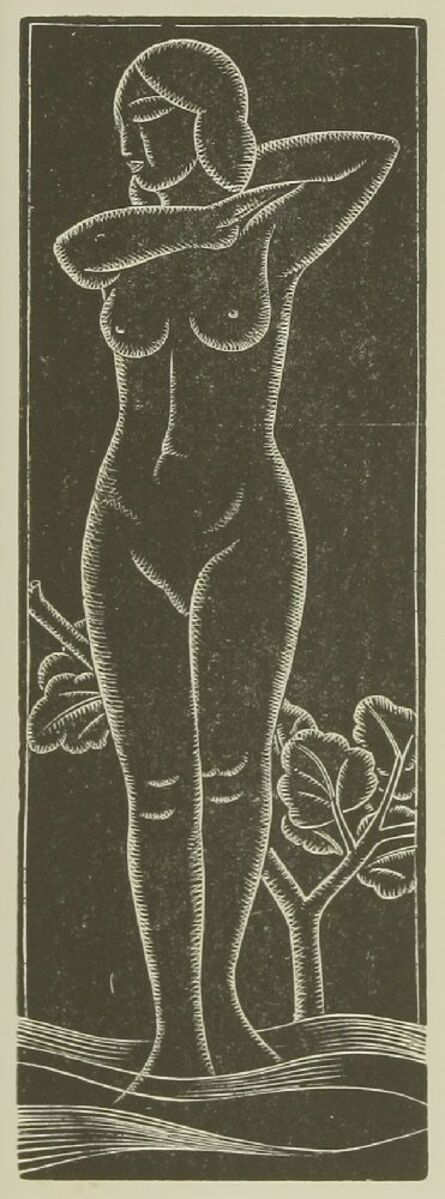 Eric Gill, ‘The Bee Sting; Venus’, 1934