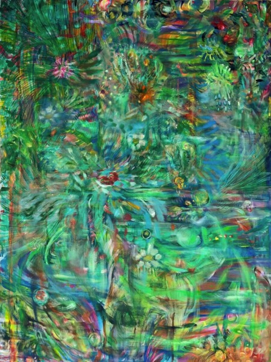 The Colorful Steps Beneath the Lake Surface —— Five-Colored Horse and Golden Child