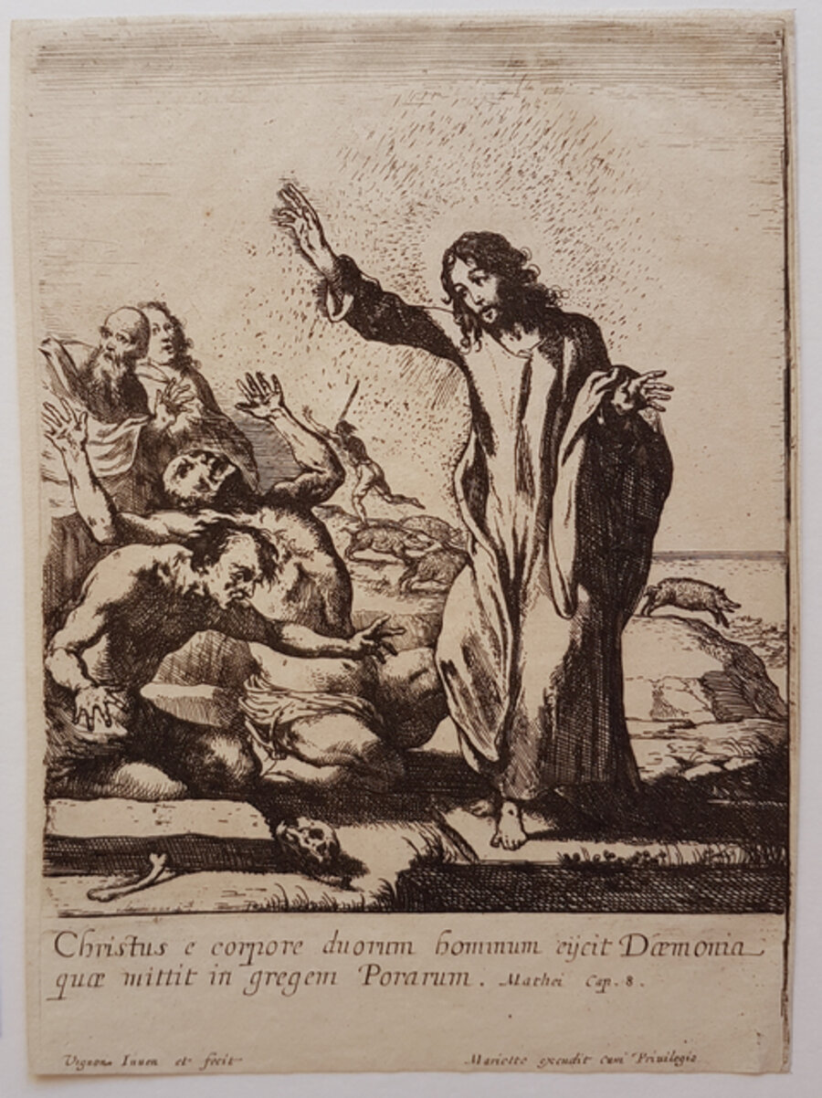Christ Exorcising the Demons