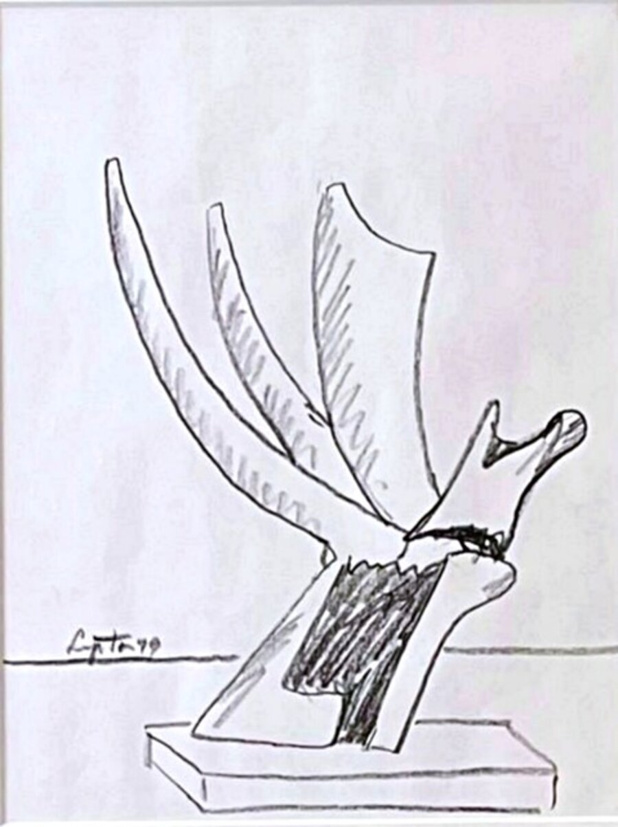 Untitled sculptural drawing