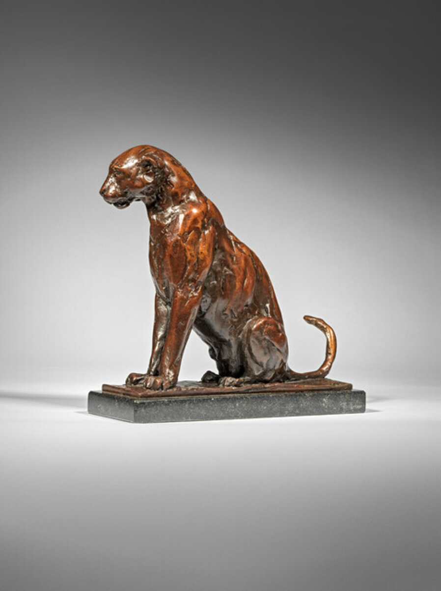 Maquette for Seated Jaguar