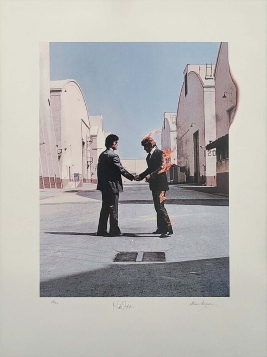 Pink Floyd Wish You Here Fine Art Print. Hand Signed By Storm Thorgerson.