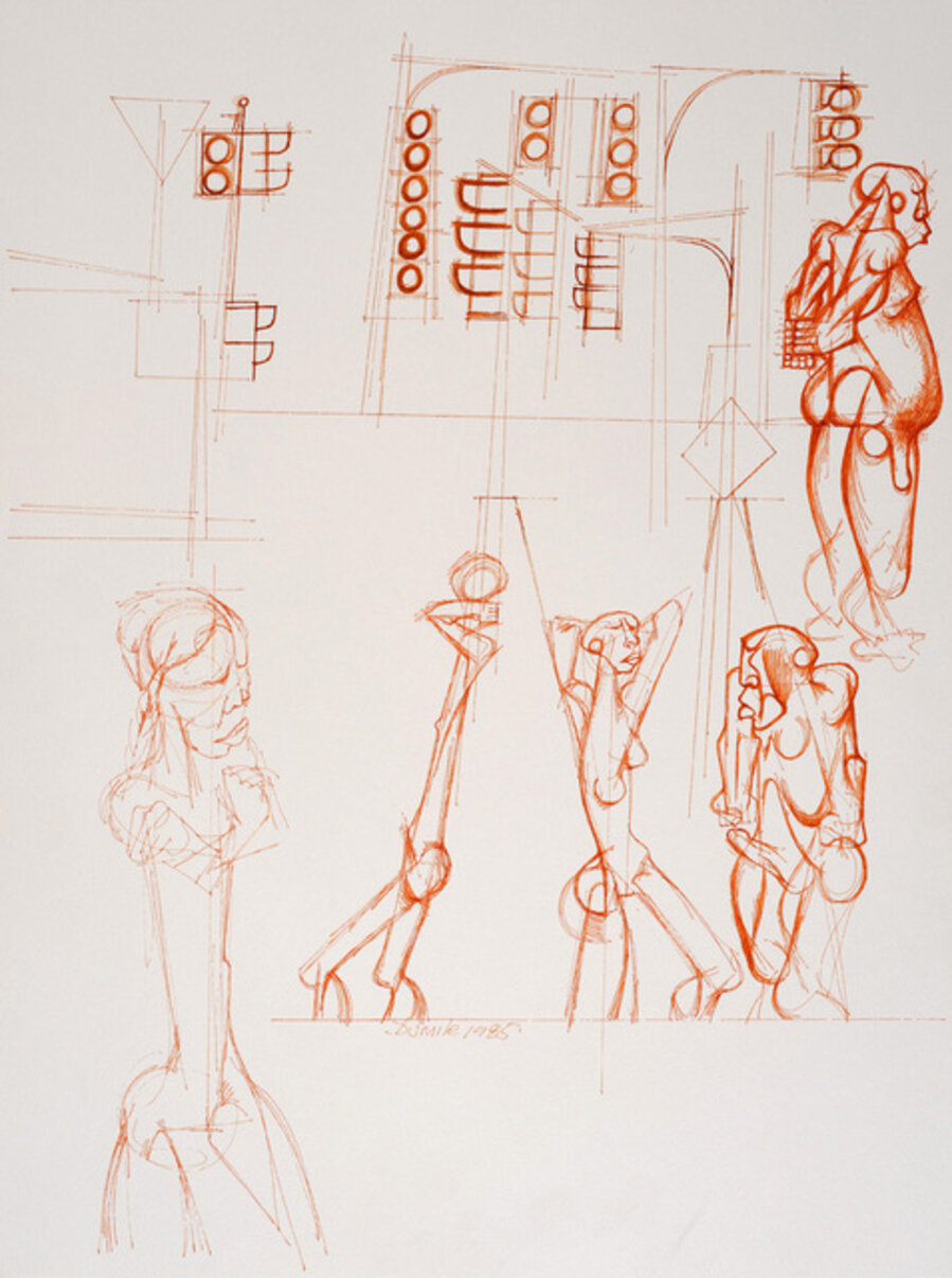 Untitled (Figures in the Street)