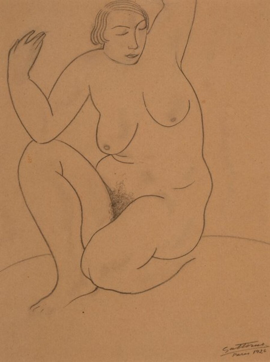 Female Nude Study, Paris