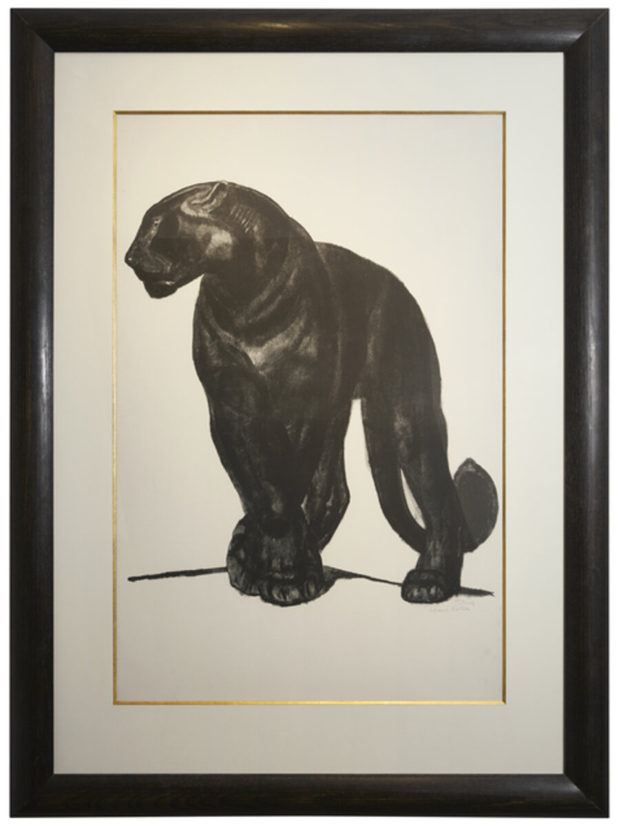 Standing Black Panther