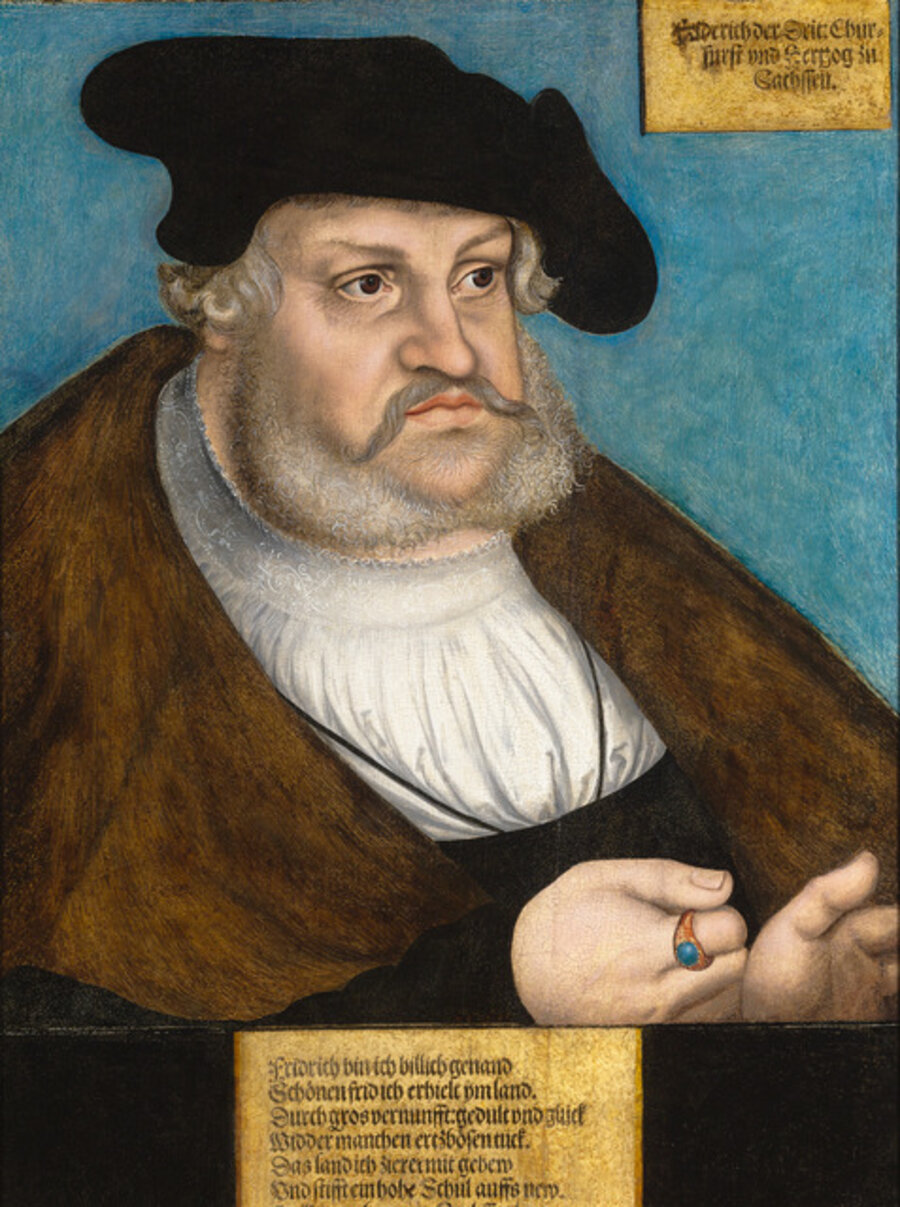 Portrait of Frederick the Wise