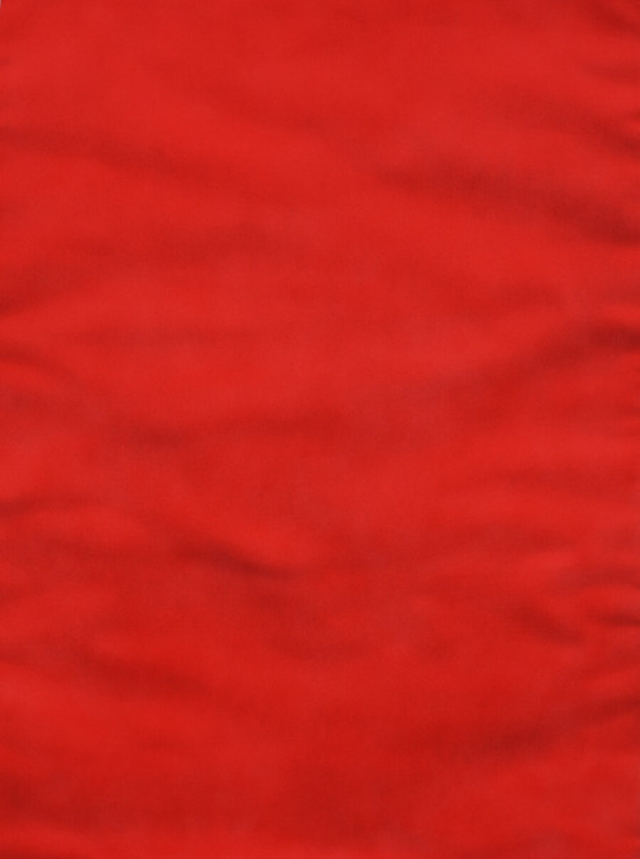 Red Painting with Creases
