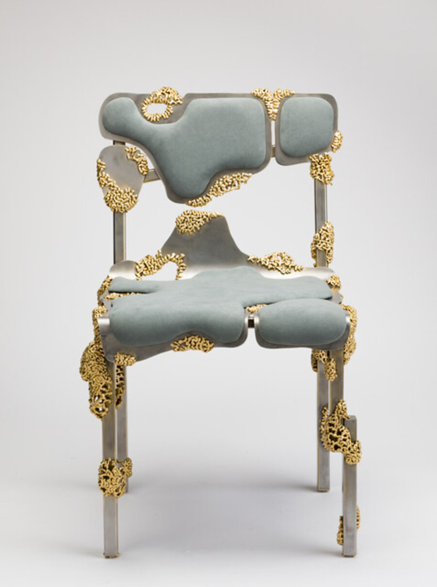 Dripped Bronze Tectonic Chair 2