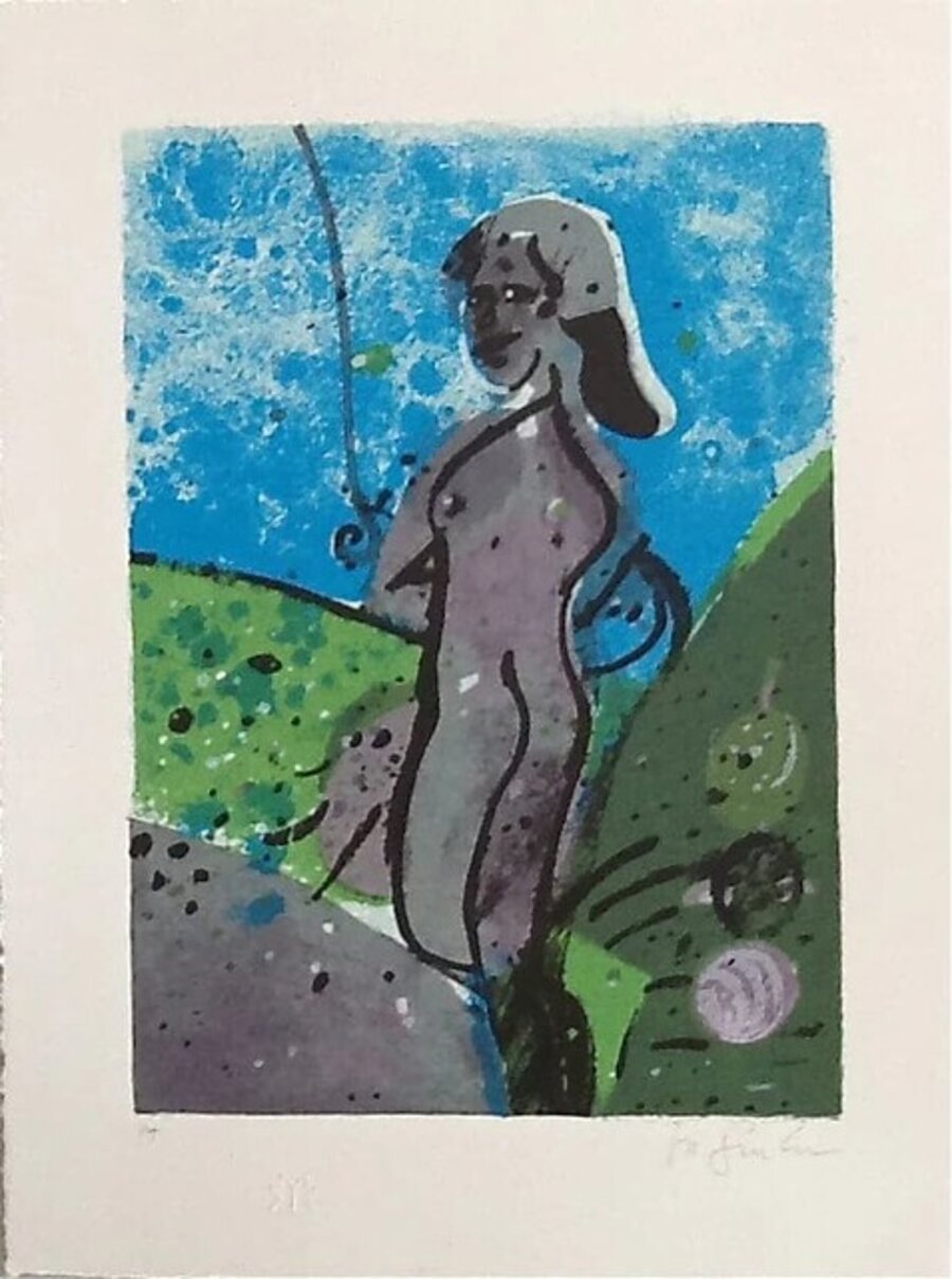 Desnudo con liana