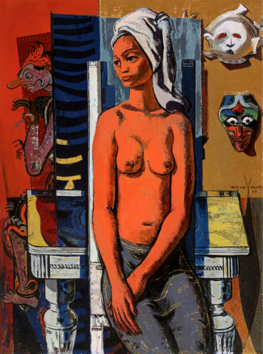 Exotic Nude Girl, Polynesian Girl, Annabella, Like Paul Gauguin