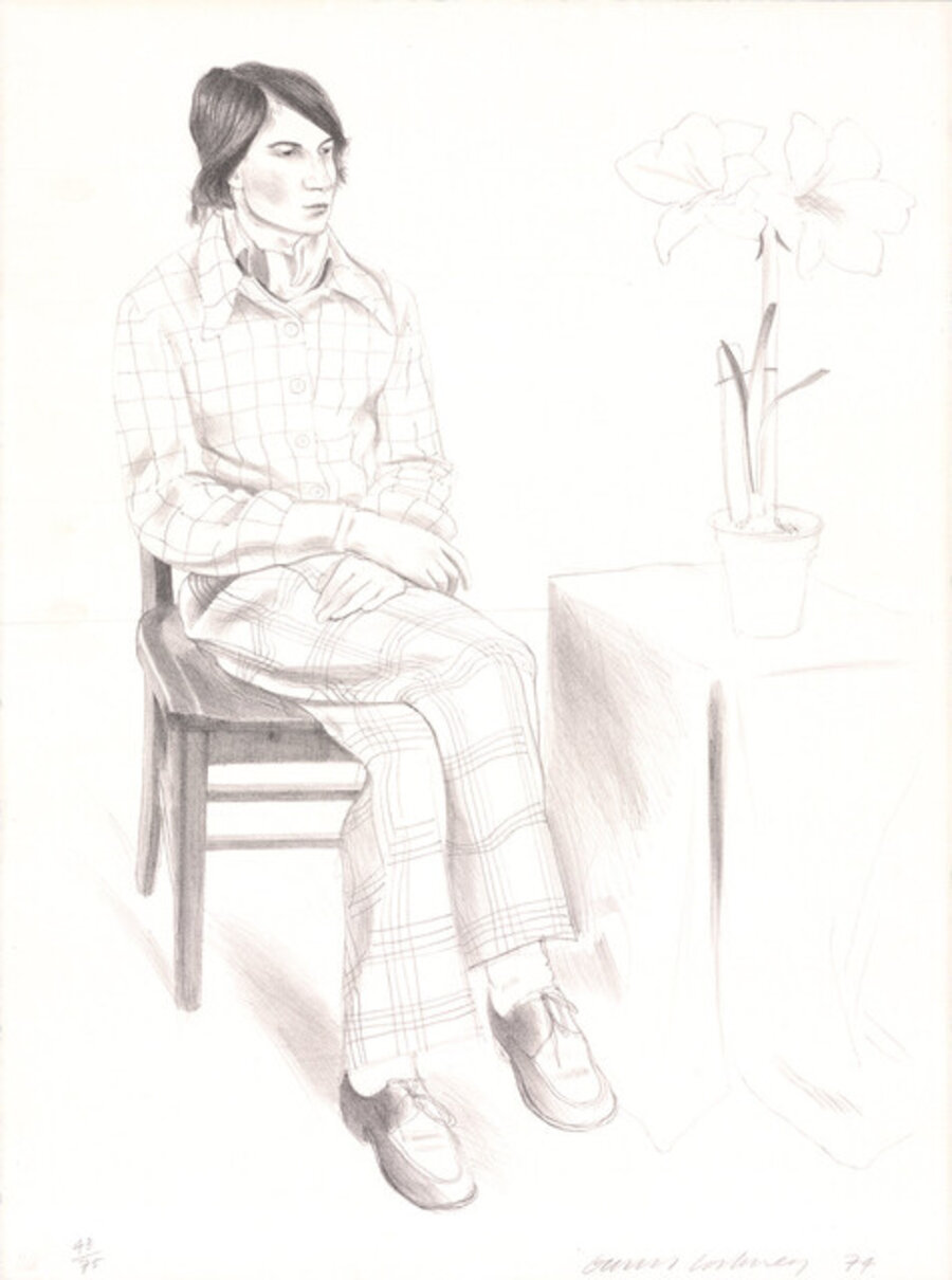 Yves Marie with Flowers